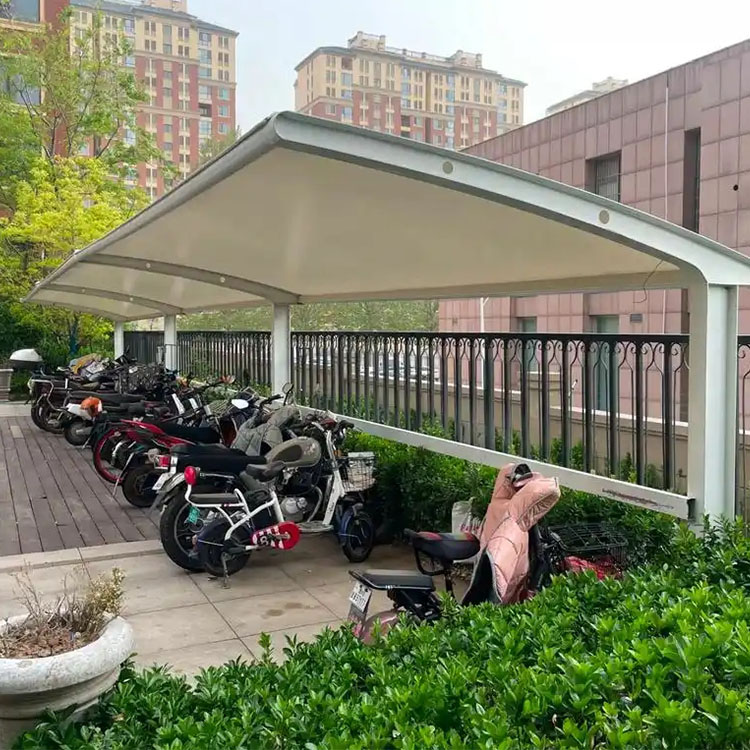 塔河县膜结构电动车棚